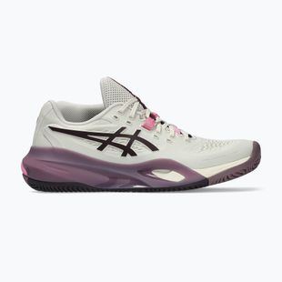 Дамски обувки за тенис ASICS Gel-Resolution X Clay soft oat/dark aubergine