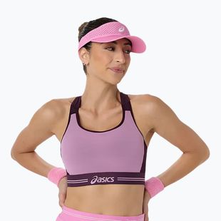Спортен сутиен  ASICS Game Compression Bra Dark Aubergine/Bubblegum