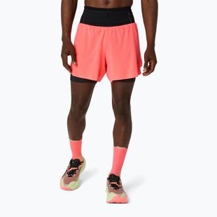 Мъжки шорти за бягане ASICS Fujitrail Elite blazing coral