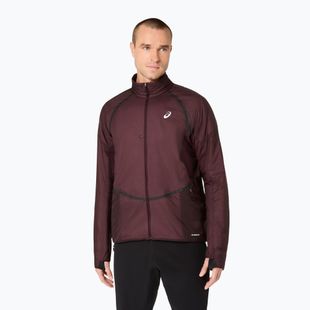 Мъжко яке за бягане ASICS Road Winter Jacket dark currant