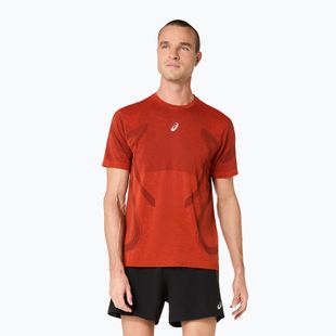 Мъжка тениска за бягане ASICS Road Seamless Top singed red