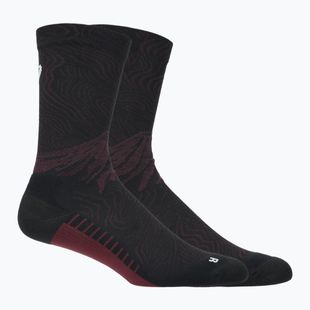 Чорапи ASICS Fujitrail Graphic Crew dark aubergine/black