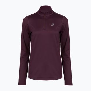 Дамска блуза за бягане с дълъг ръкав ASICS Core 1/2 Zip Winter Top dark aubergine