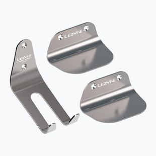 Стойка за стена за велосипед Lezyne Stainless Pedal Hook silver