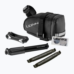 Чанта за велосипед под седалката + комплект за ремонт Lezyne M-Caddy - Sport Kit 0,5 l black/ black