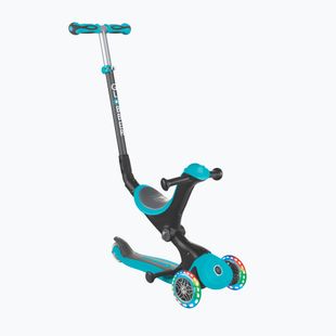 Детски триколесен скутер Globber Go.Up Deluxe Lights teal