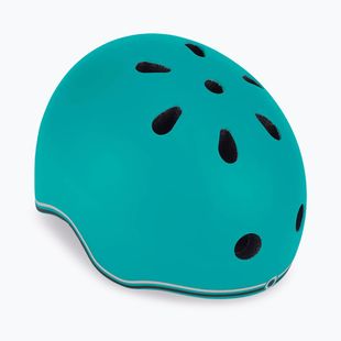 Детска каска Globber Go.Up Lights teal