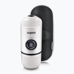 Преносима кафемашина Wacaco Nanopresso 80 ml + бял калъф за охлаждане