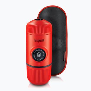 Преносима кафемашина Wacaco Nanopresso 80 ml + калъф лава червено