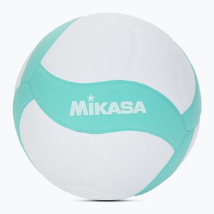 Волейболна топка Mikasa V430W в бяло и зелено размер 4