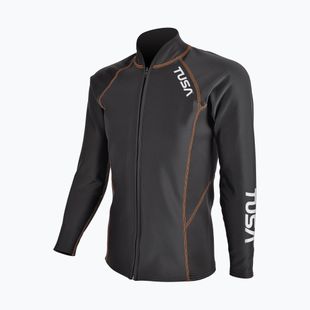 Мъжка блуза с дълъг ръкав за плуване TUSA Rashguard Thermal black