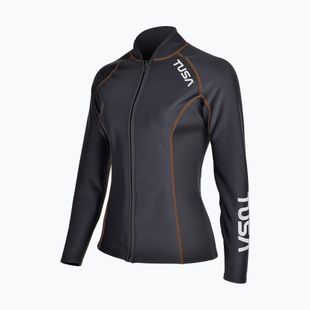 Дамска блуза с дълъг ръкав за плуване TUSA Rashguard Thermal black