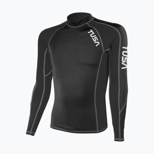 Мъжка блуза с дълъг ръкав за плуване TUSA Black rashguard