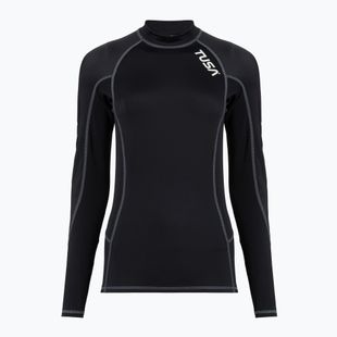 Дамска блуза с дълъг ръкав за плуване TUSA Black rashguard