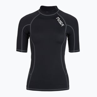Дамска тениска за плуване TUSA Black rashguard