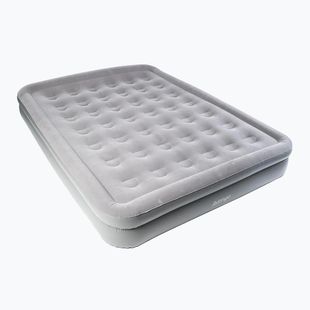 Надуваем матрак Vango Hi Rise Double Flocked Airbed nocturne grey