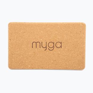 Куб за йога Myga Cork Block 2 pcs. brown