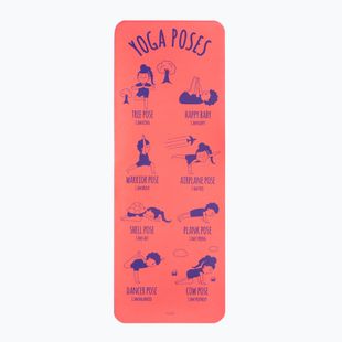 Постелка за йога Myga Pose 3 mm red
