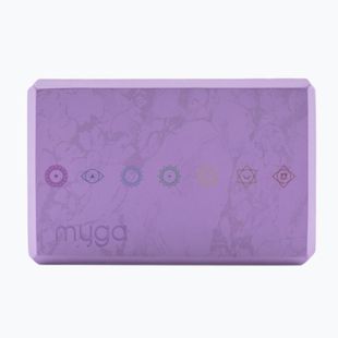 Куб за йога Myga Foam Block purple