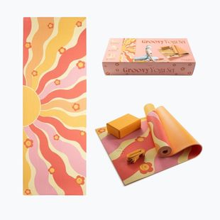 Комплект за йога Myga Groovy Yoga Set yellow