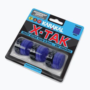 Грип за ракета за скуош Karakal X Tak 3 pack blue
