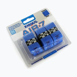 Грип за скуош Karakal Air 7 Overwrap Grip 6 pack blue