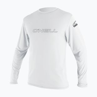 Мъжка блуза с дълъг ръкав за плуване O'Neill Basic Skins Sun Shirt white
