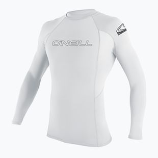 Детско плуване с дълъг ръкав O'Neill Youth Basic Skins Rash Guard white