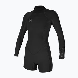 Дамски неопренов костюм за плуване O'Neill Bahia 2/1 mm Back Zip Spring black/black/black