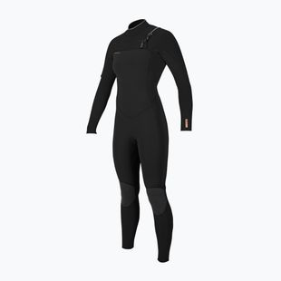 Дамски неопренов костюм за плуване  O'Neill Hyperfreak 4/3+ mm Chest Zip Full black/black