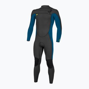 Детски неопренов костюм за плуване O'Neill Youth Ninja 4/3 Chest Zip Full black/ ultrablue/ dayglo