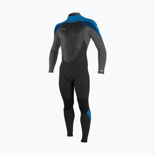 O'Neill Epic 3/2 Back Zip Full black/graphite/bali blue/deep sea детска пяна за плуване