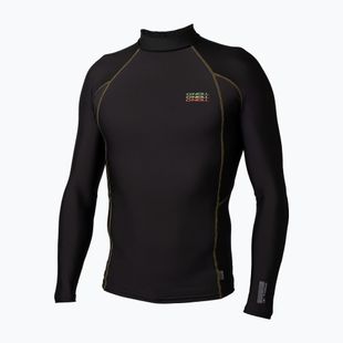 Мъжка блуза с дълъг ръкав за плуване O'Neill Trvlr Graphic Skins Rash Guard black/black/black:multi(rasta)