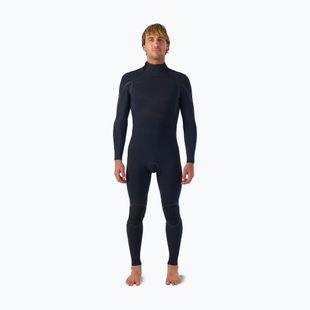 Мъжки неопреннов костюм за плуване O'Neill Hyperfreak Fire 4/3+ mm Back Zip Full black/black