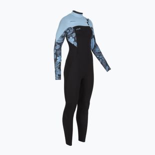 Дамски неопренов костюм за плуване  O'Neill Epic 5/4 mm Chest Zip Full black/stormy palm/faded denim