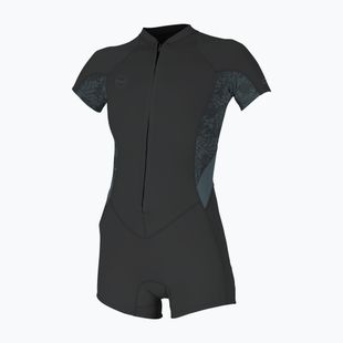 Дамски неопренов костюм за плуване O'Neill Bahia 2/1 mm Front Zip Spring tempered steel/shaded island sky