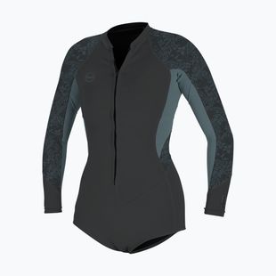 Дамски неопренов костюм за плуване O'Neill Bahia 2/1 mm Front Zip Short Spring tempered steel/shade