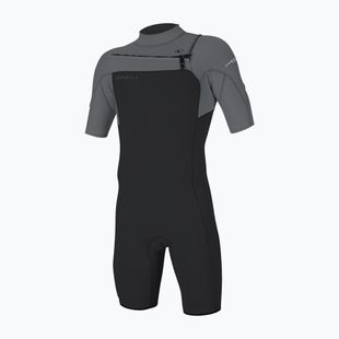 Мъжки неопреннов костюм за плуване O'Neill Hammer 2mm Chest Zip SS Spring IS6 tempered steel/smoke/smoke