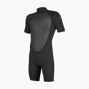 Мъжки неопреннов костюм за плуване O'Neill Reactor-2 2mm Back Zip SS Spring HJ5 black/black