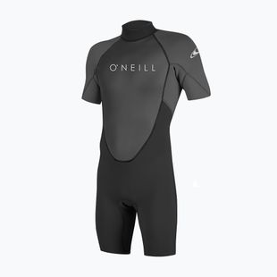 Мъжки неопреннов костюм за плуване O'Neill Reactor-2 2mm Back Zip SS Spring HJ5 black/graphite