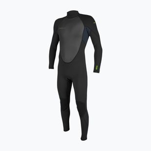 Детски неопренов костюм за плуване O'Neill Youth Reactor-2 3/2 Back Zip Full black/slate