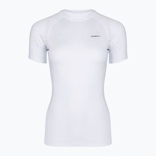 Дамска тениска за плуване O'Neill Basic Skins Rash Guard SS white