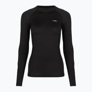 Дамска блуза с дълъг ръкав за плуване O'Neill Basic Skins Rash Guard LS black