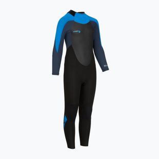 Детски неопренов костюм за плуване O'Neill Youth Epic 4/3 mm Back Zip Full black/slate/bali blue