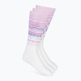 Скиорски чорапи Surfanic Pro Tech Fairisle 3-pak ice lilac