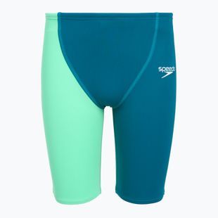 Детски плувни шорти тип клин Speedo Endurance+ High Waist Jammer blue/green