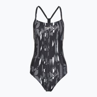 Speedo дамски бански от една част Allover Rippleback black