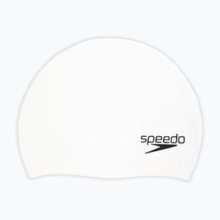 Шапка за плуване Speedo Biofuse white