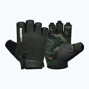 Ръкавици за тренировка RDX T2 Half army green