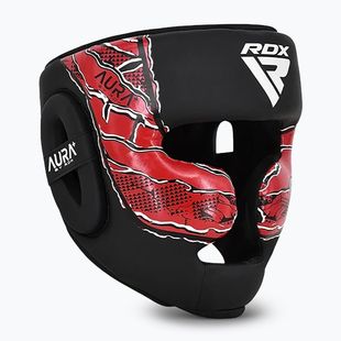 Боксова каска RDX New Aura F17 Head black/red